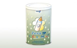ZeroTP Infant MixLCP, for tyrosinemia or alkaptonuria, from birth onwards, protein supplement free from tyrosin and phenylalanin (TP) in powder form